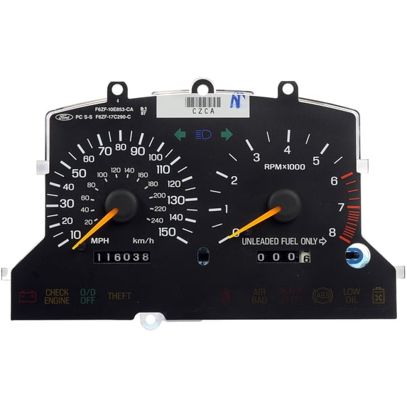 Dorman 599-644 Reman Instrument Cluster Fits select: 1996-1998 FORD MUSTANG GT