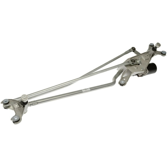 Dorman 602-318AS Windshield Wiper Motor and Linkage Assembly for Specific Ford Models, Silver; Black