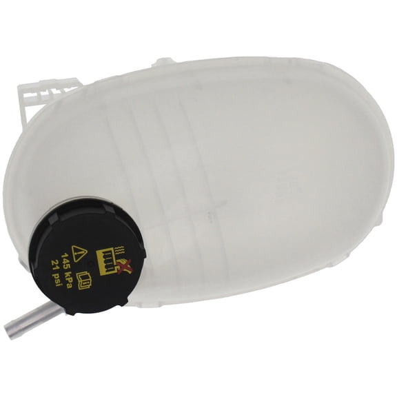 Dorman 603-865 Engine Coolant Reservoir for Specific Ford Models, Translucent; Black
