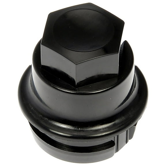 Dorman 611-959 Wheel Fastener Cover for Specific Chevrolet / GMC Models, Black (Pack of 10)