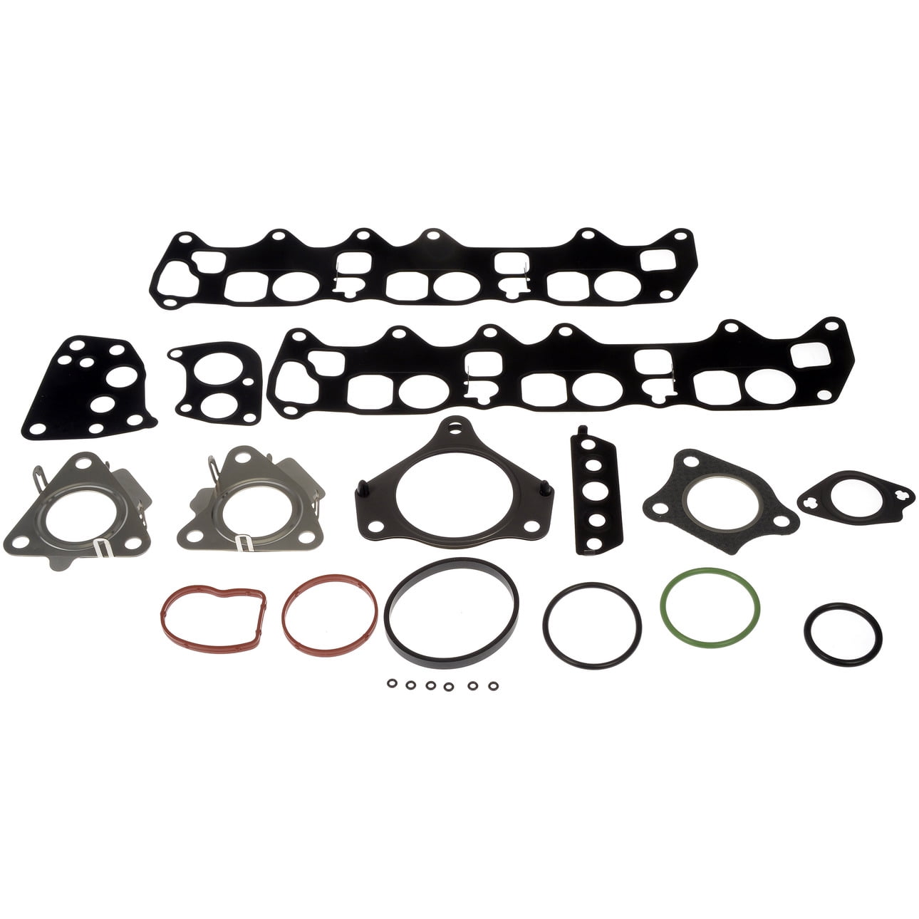 Dorman 615-940 Engine Intake Manifold Gasket Set for Specific Mercedes-Benz Models, Natural; Black