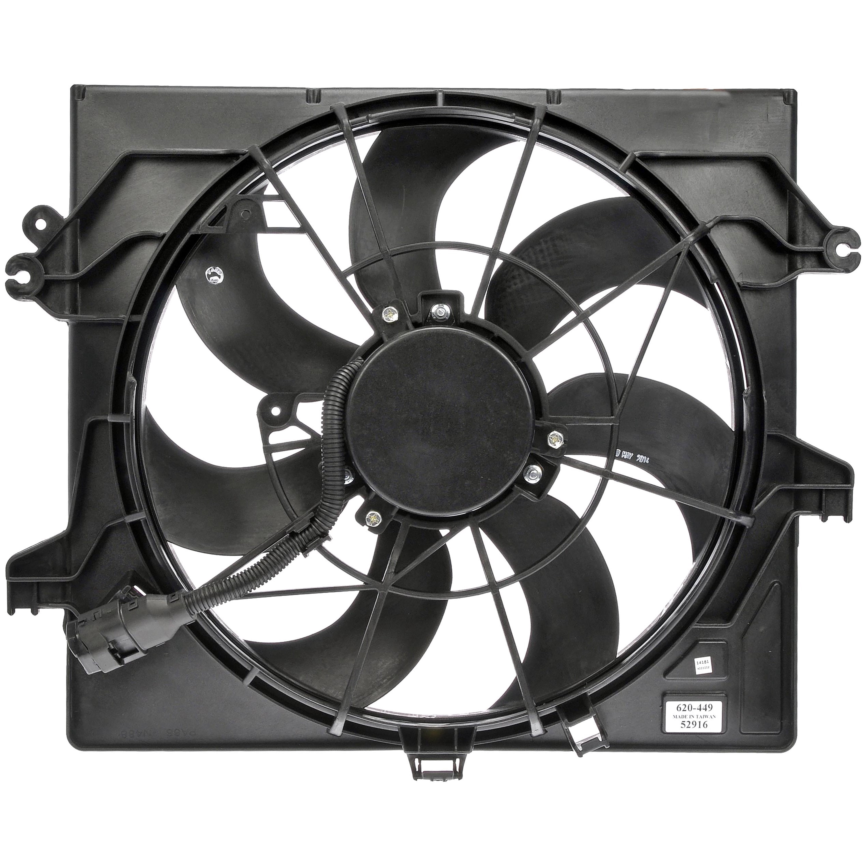 Dorman 620-449 Engine Cooling Fan Assembly for Specific Hyundai Models Fits select: 2013-2017 HYUNDAI VELOSTER