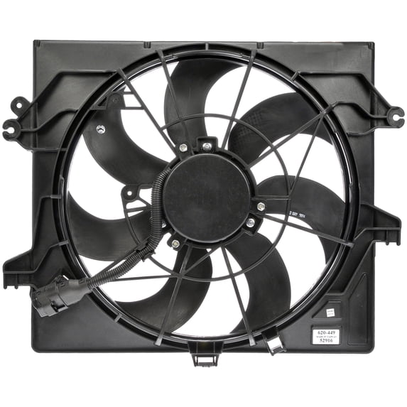 Dorman 620-449 Engine Cooling Fan Assembly for Specific Hyundai Models Fits select: 2013-2017 HYUNDAI VELOSTER