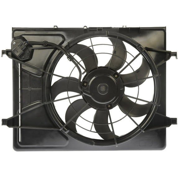 Dorman 620-493 Engine Cooling Fan Assembly for Specific Hyundai Models Fits 2010 Hyundai Elantra