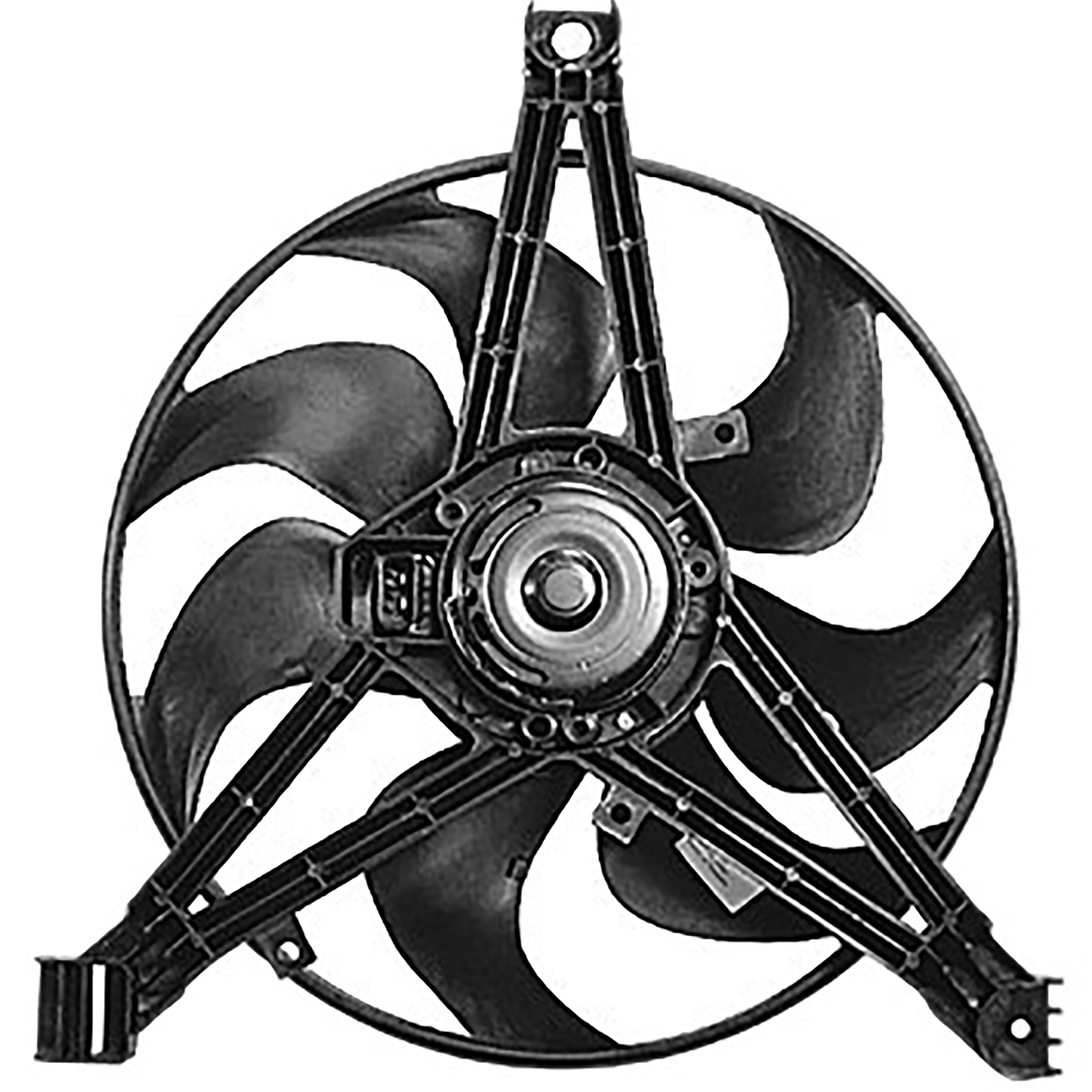 Dorman 620-604 Driver Side Engine Cooling Fan Assembly for