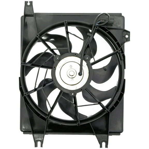 Dorman 620-721 A/C Condenser Fan Assembly for Specific Hyundai Models Fits select: 1996-2000 HYUNDAI ELANTRA, 1997-2001 HYUNDAI TIBURON