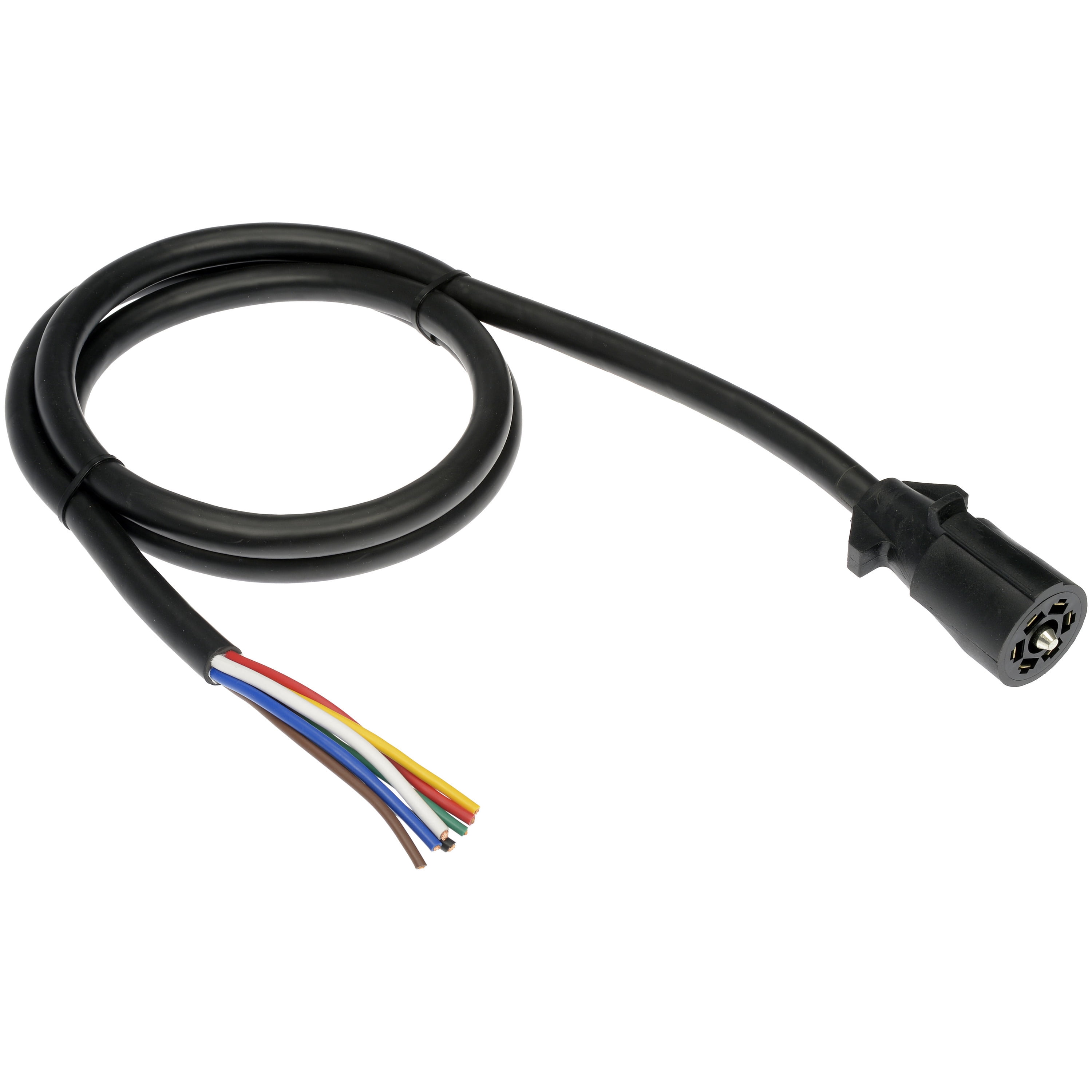 Dorman 62007 7-Blade Trailer Side Molded Connector With 6 Inch Cable