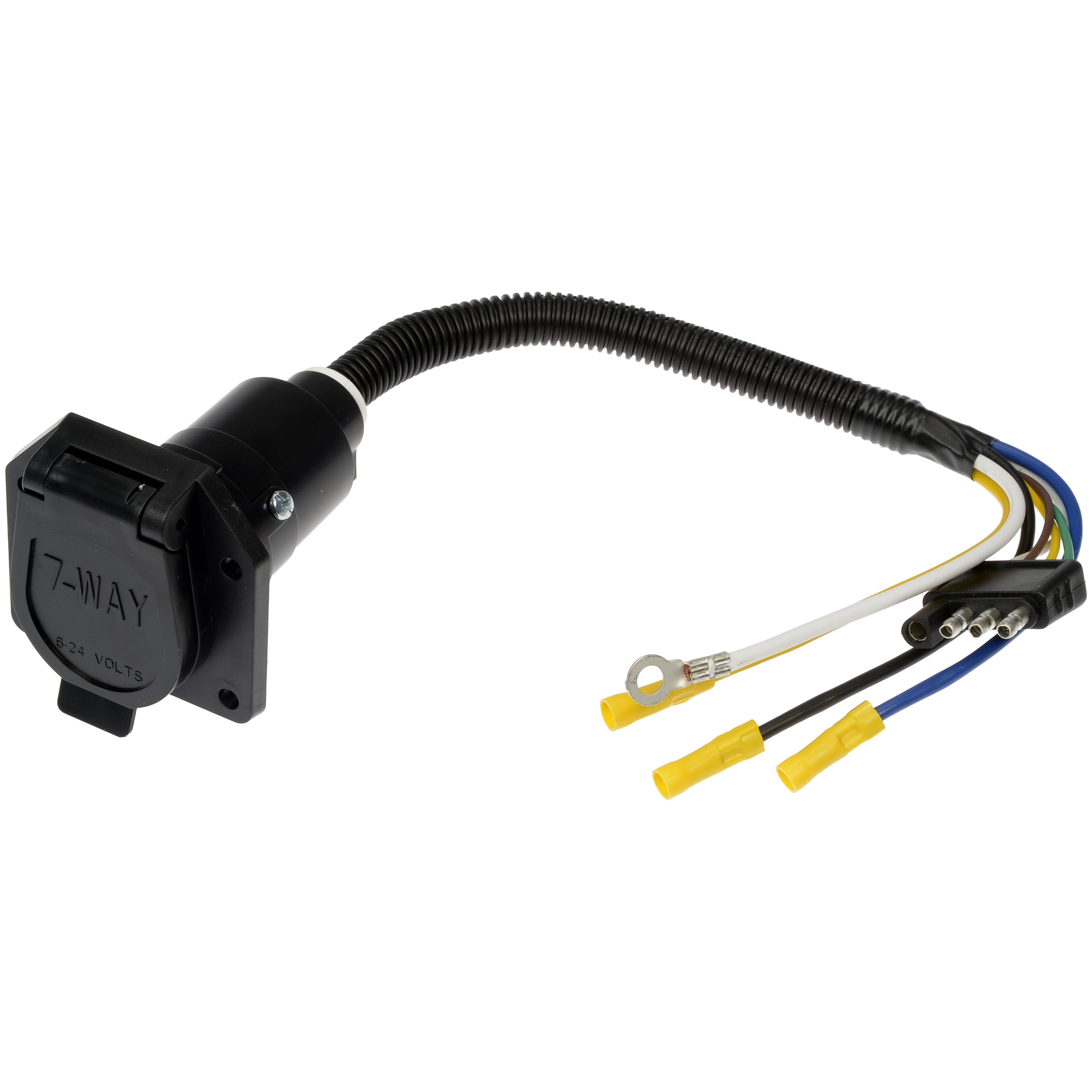 Dorman 62024 4-Flat Vehicle Side To 7-Way Trailer Side Adapter