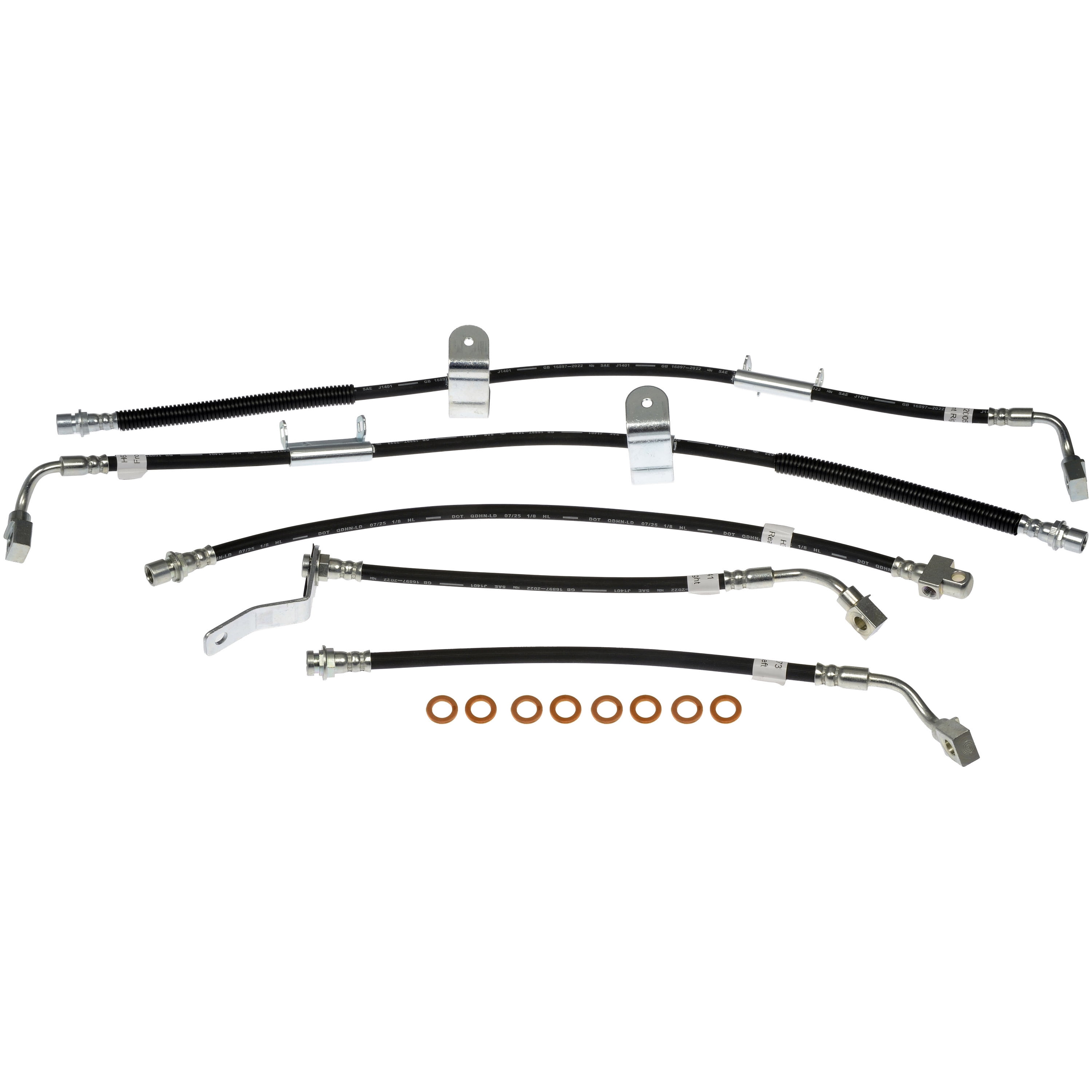 Dorman 622-201 Brake Hydraulic Hose Set for Specific Chevrolet / GMC / Hummer Models