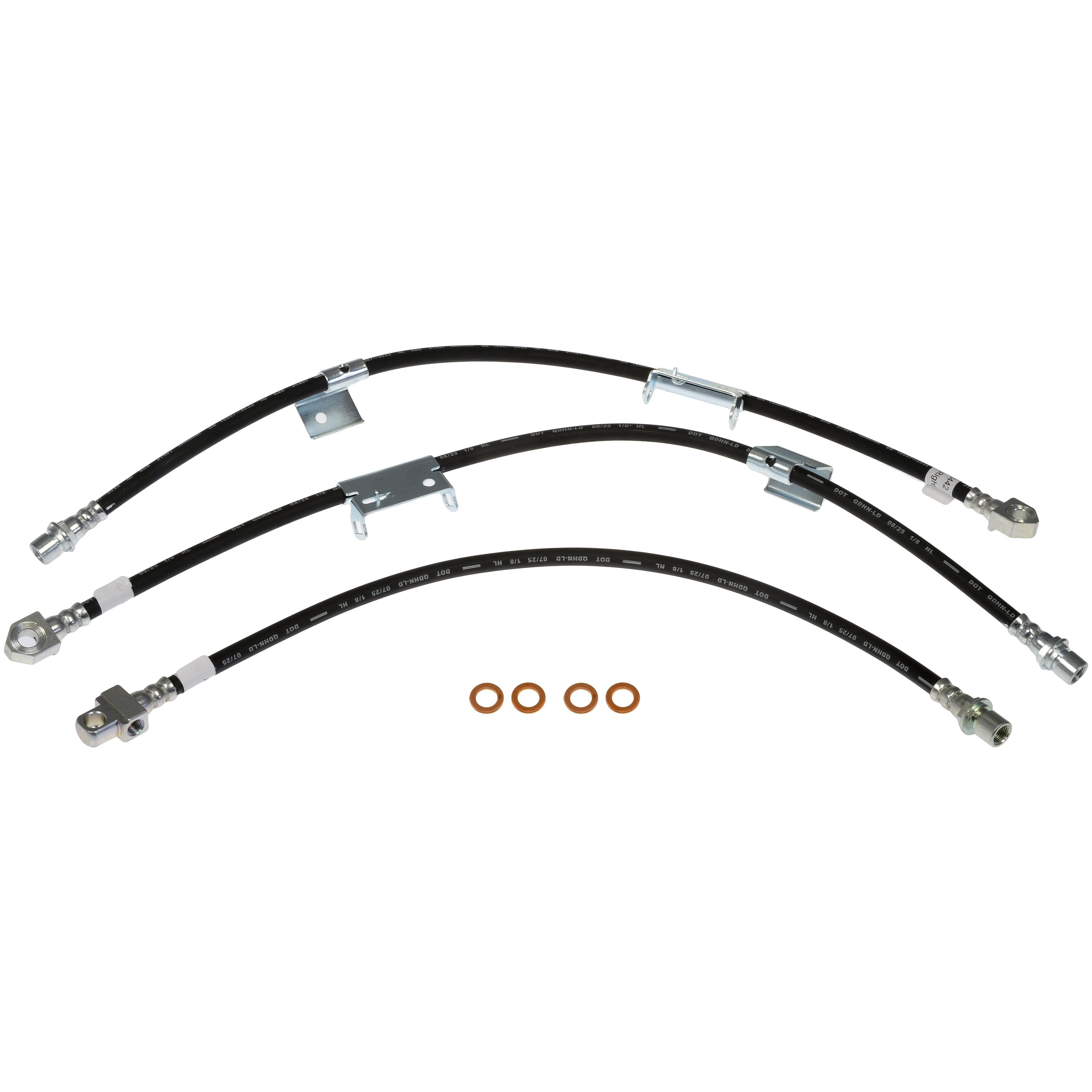 Dorman 622-204 Brake Hydraulic Hose Set for Specific Chevrolet / GMC Models