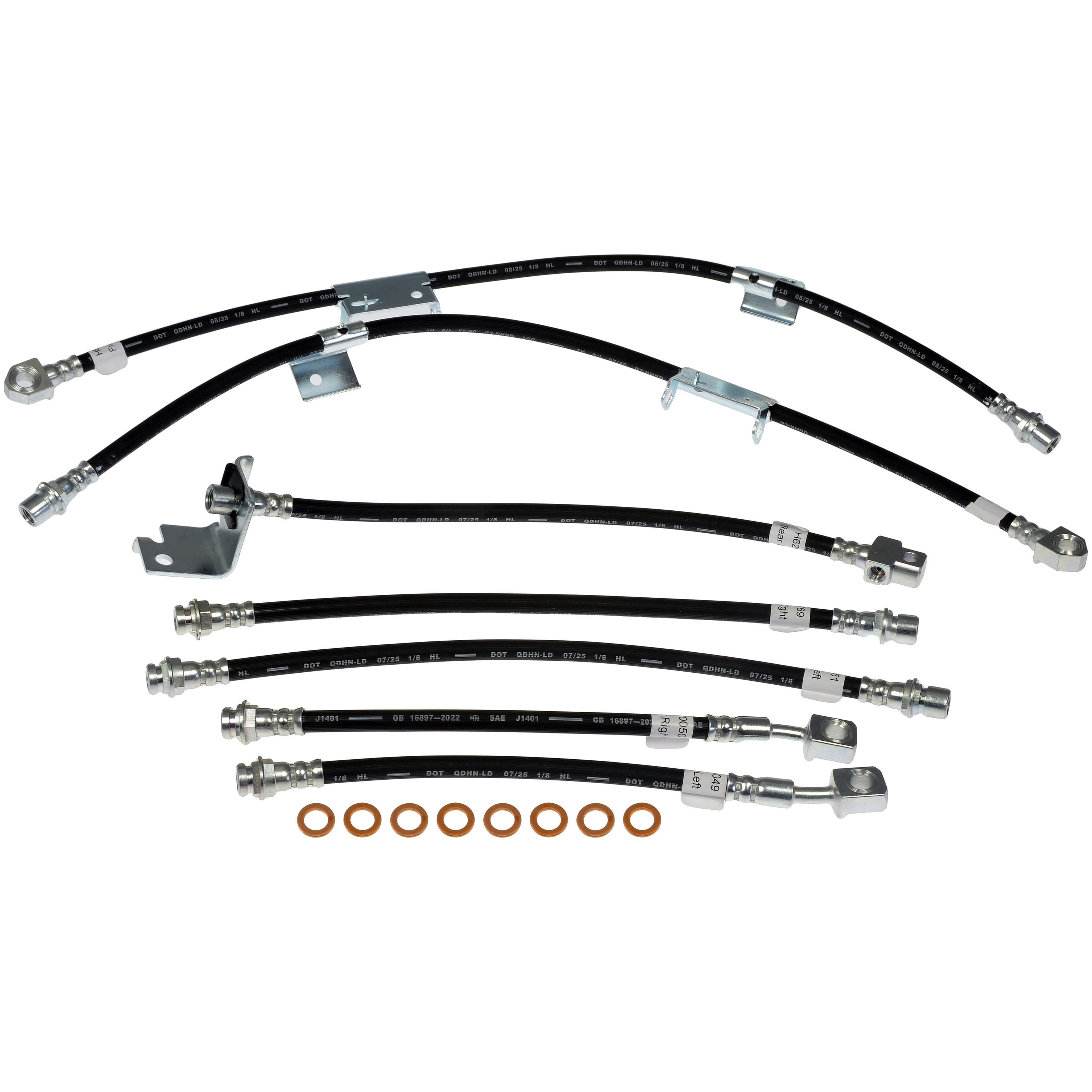 Dorman 622-205 Brake Hydraulic Hose Set for Specific Cadillac / Chevrolet / GMC Models