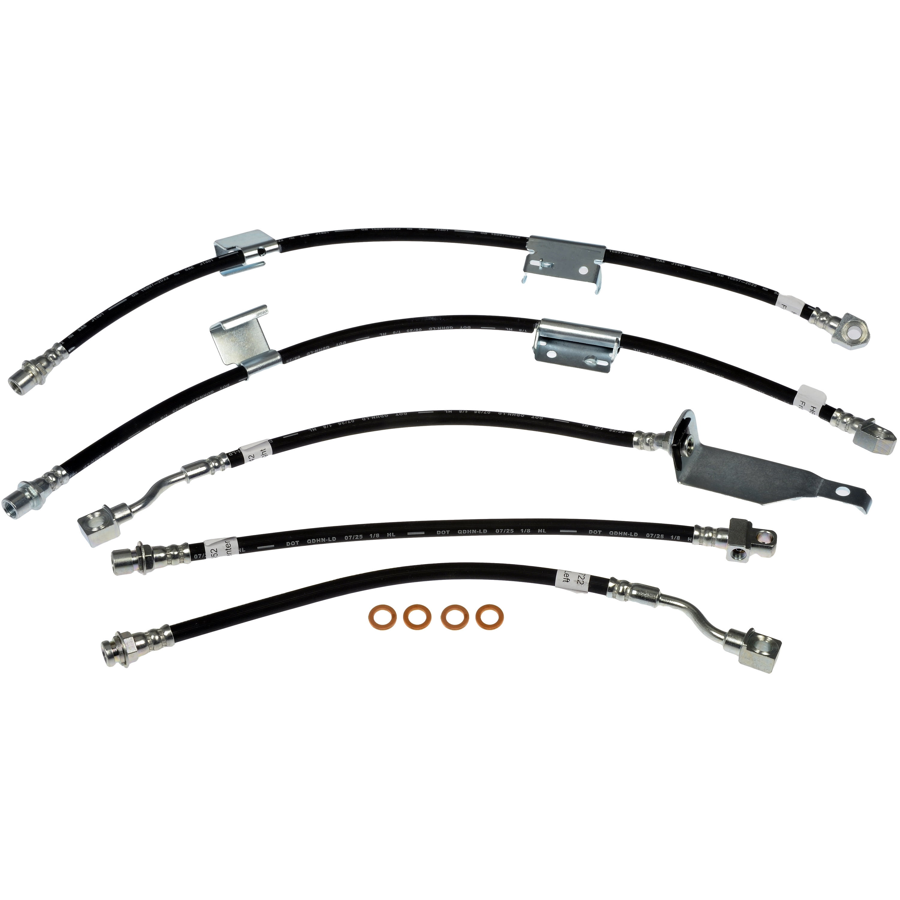Dorman 622-206 Brake Hydraulic Hose Set for Specific Cadillac / Chevrolet / GMC Models