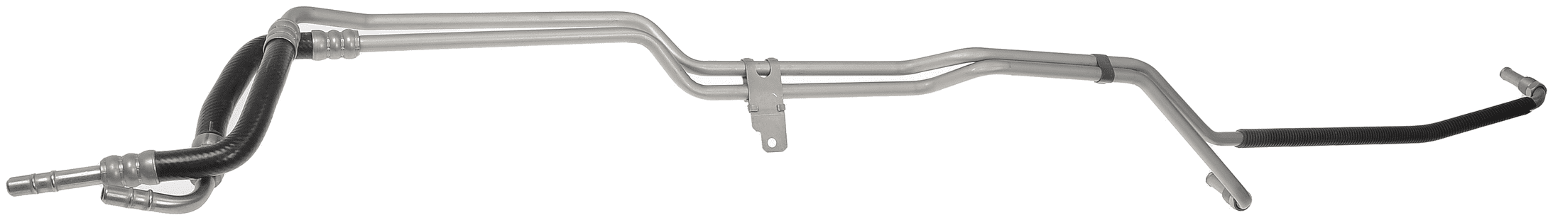 Dorman 624-578 Automatic Transmission Oil Cooler Hose Assembly for Select Ford Models, Black; Silver