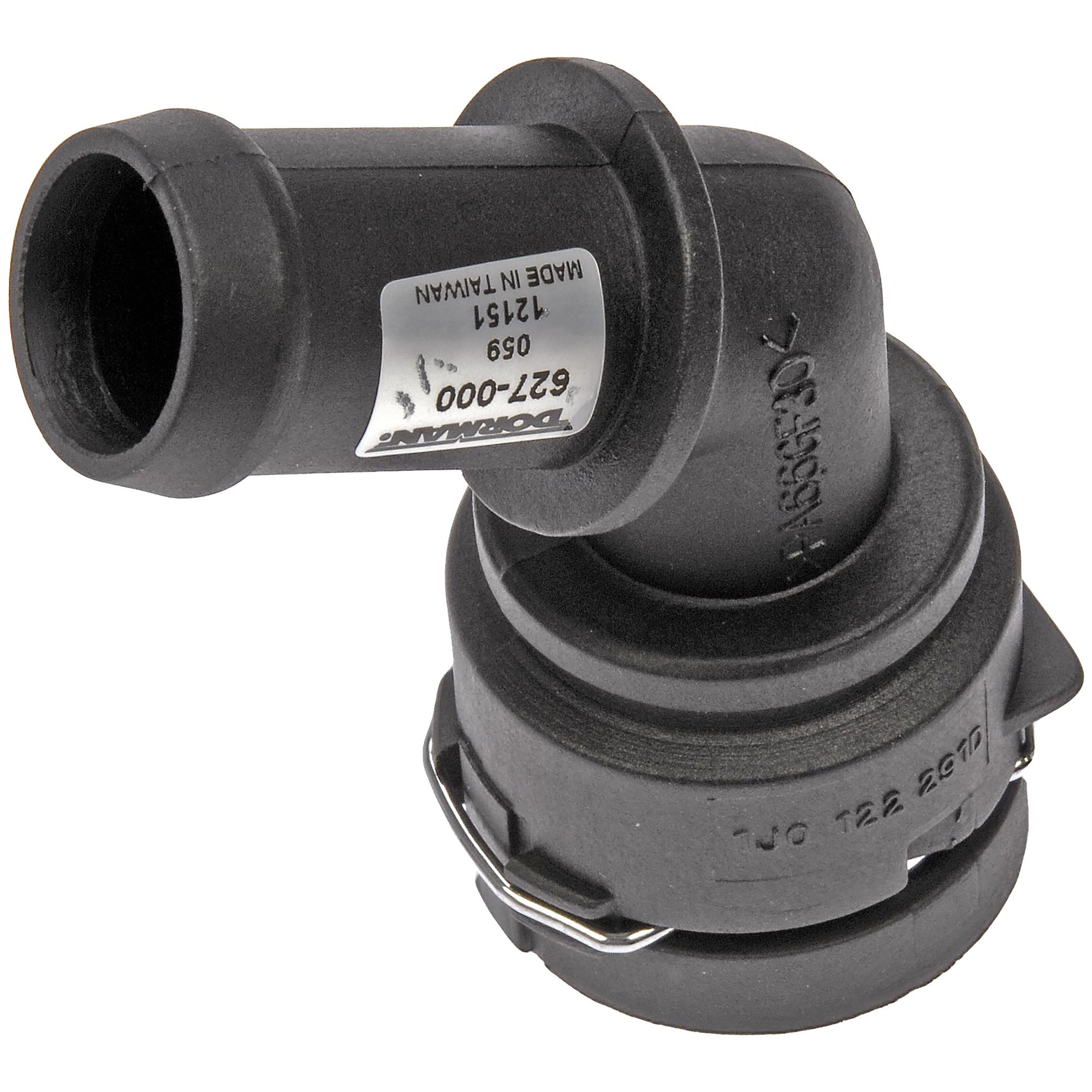 Black Plastic Radiator Coolant Hose Connector for Volkswagen and Audi