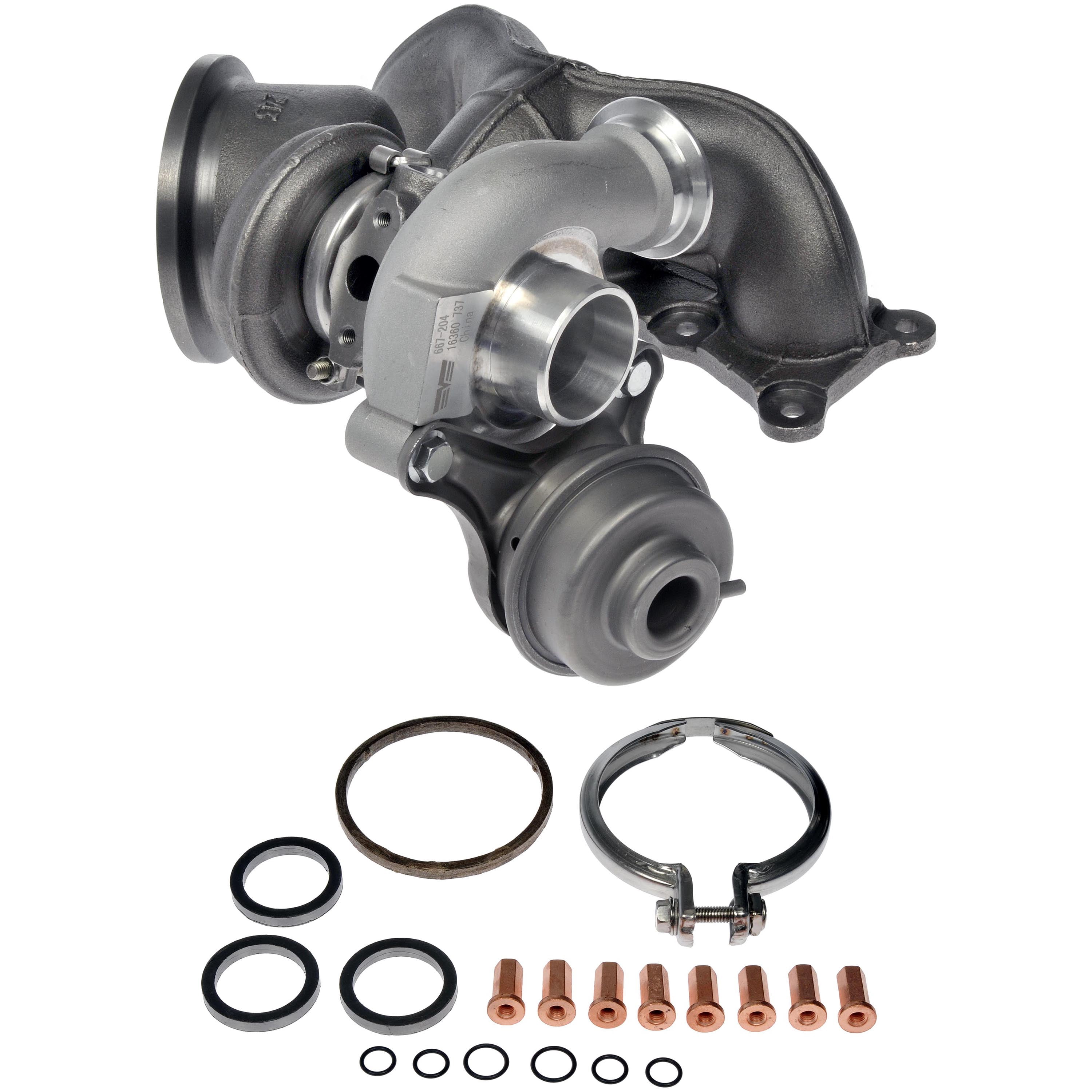Dorman 667-204 Turbocharger for Specific BMW Models Fits select: 2007-2013 BMW 335, 2008-2010 BMW 535