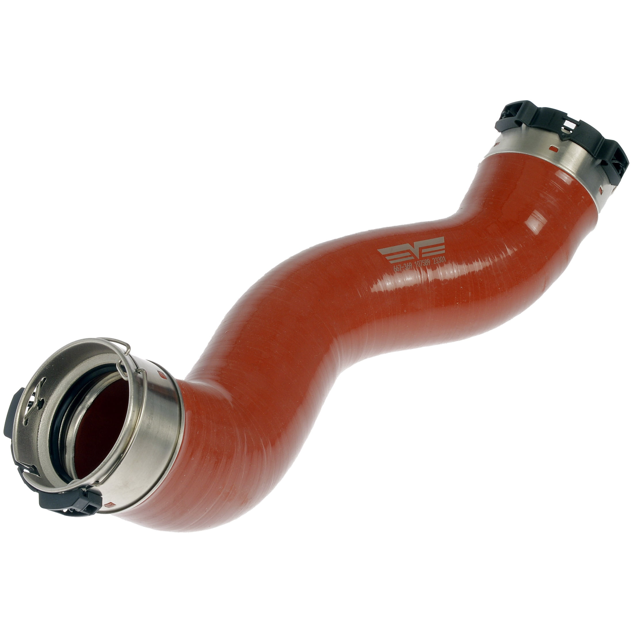 Dorman 667-369 Turbocharger To Intercooler (Hot Side - Right) Intercooler Hose for Specific Mercedes-Benz Models, Orange
