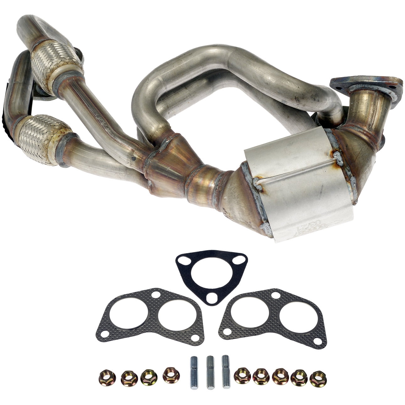 Dorman 673-8161 Driver Side Catalytic Converter with Integrated Exhaust Manifold for Specific Nissan Models