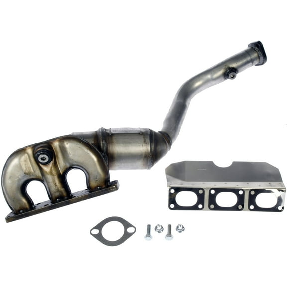 Dorman 673-972 Front Catalytic Converter with Integrated Exhaust Manifold for Specific BMW Models, Natural