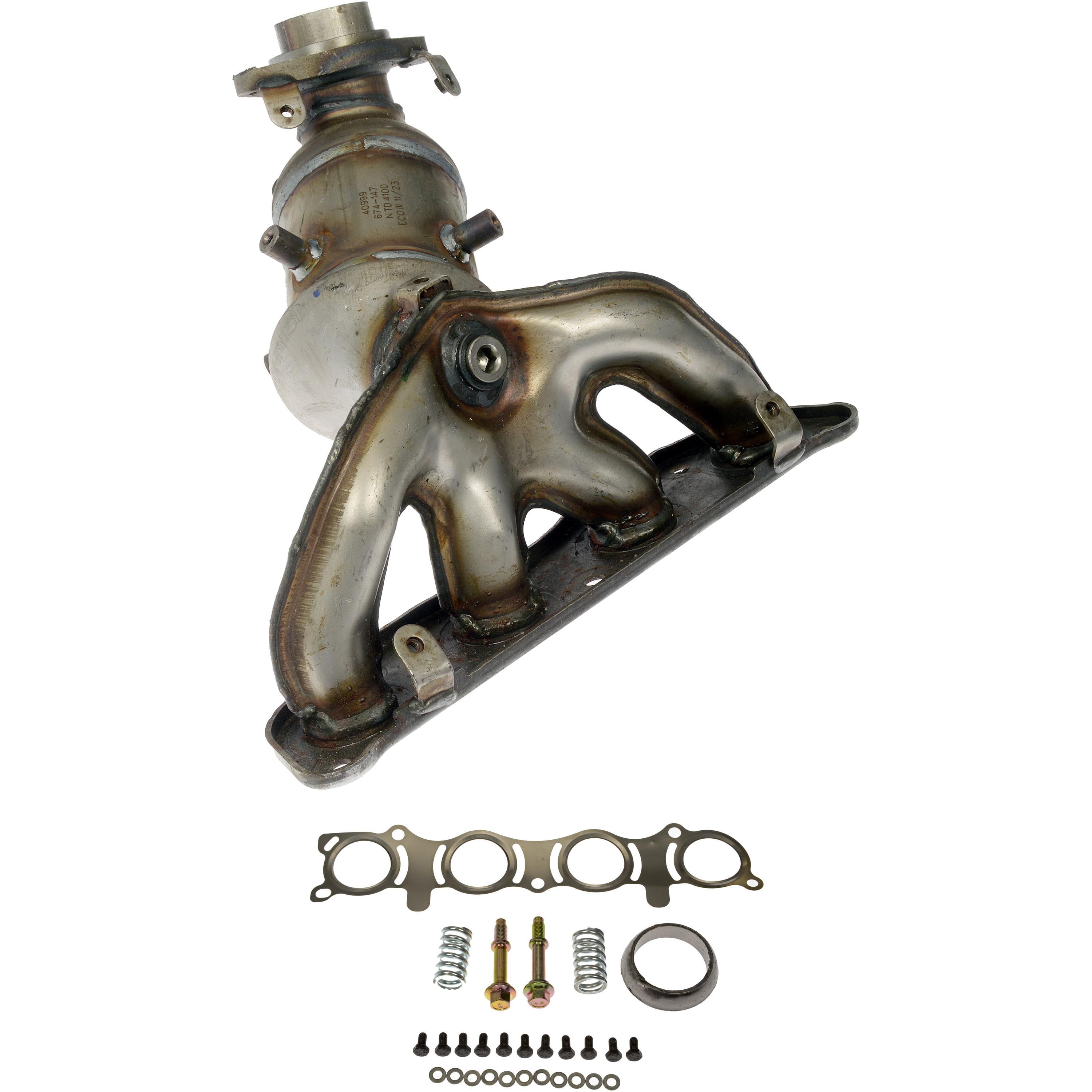 Dorman 674-147 Catalytic Converter with Integrated Exhaust Manifold for Specific Nissan Models, Natural