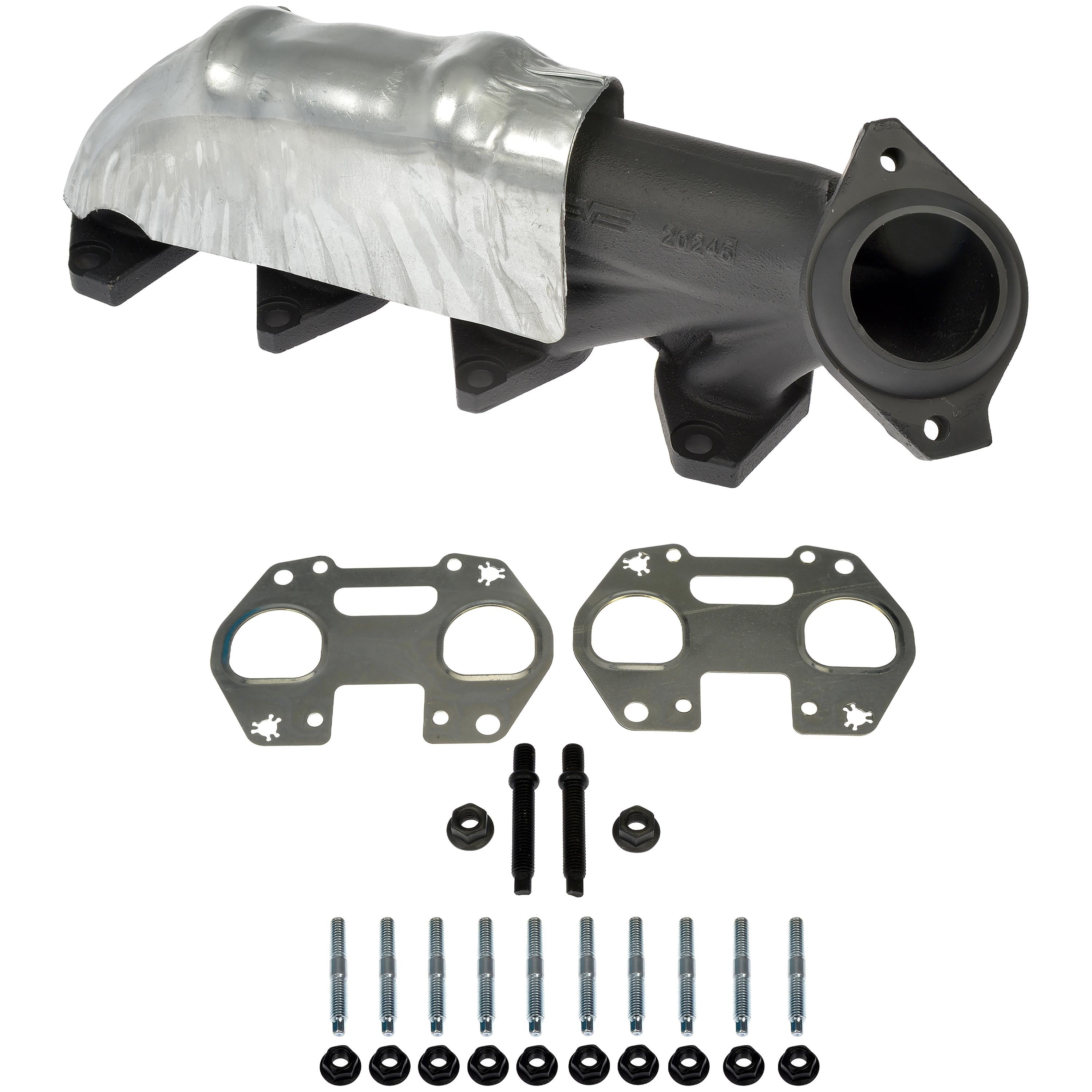 Dorman 674-695XD Driver Side Exhaust Manifold for Specific Ford / Lincoln Models, Natural