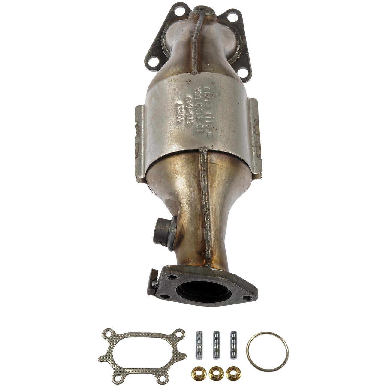 Dorman 674-849 Rear Catalytic Converter with Integrated Exhaust Manifold for Specific Models, Natural