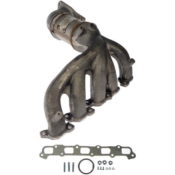 Dorman 674-989 Front Catalytic Converter with Integrated Exhaust Manifold for Specific Models, Natural