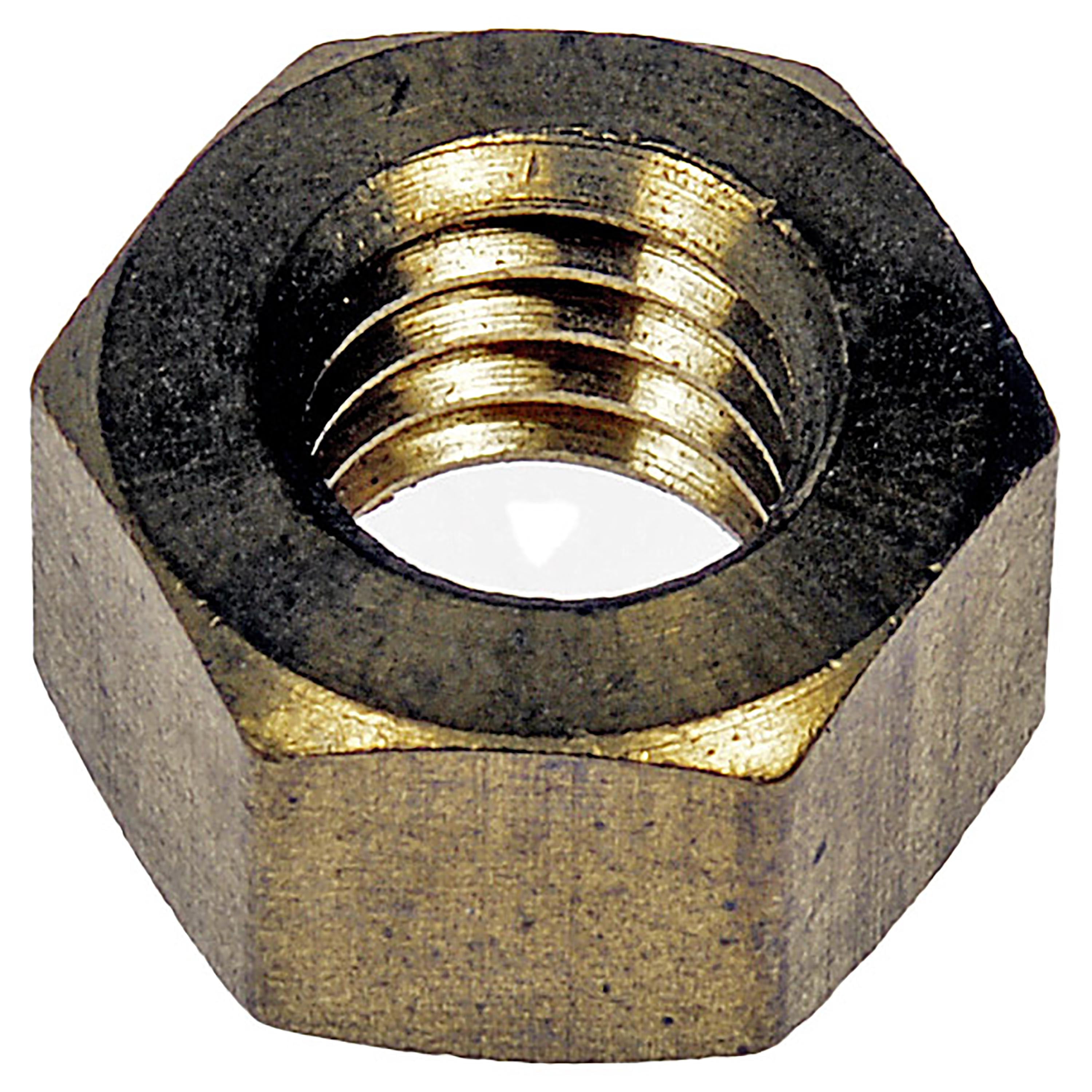 Dorman 680-004BX Hex Nut-Brass- 3/8-16 x 9/16 In. , Pack of 8