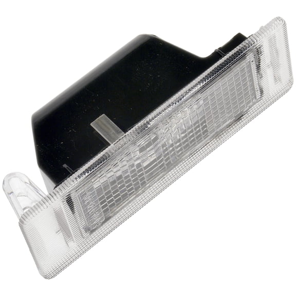 Dorman 68207 License Plate Light Lens for Specific Models, Black; Clear