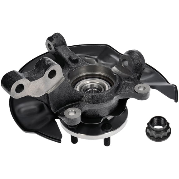 Dorman 698-388 Front Passenger Side Steering Knuckle Kit for Specific Toyota Models, Black