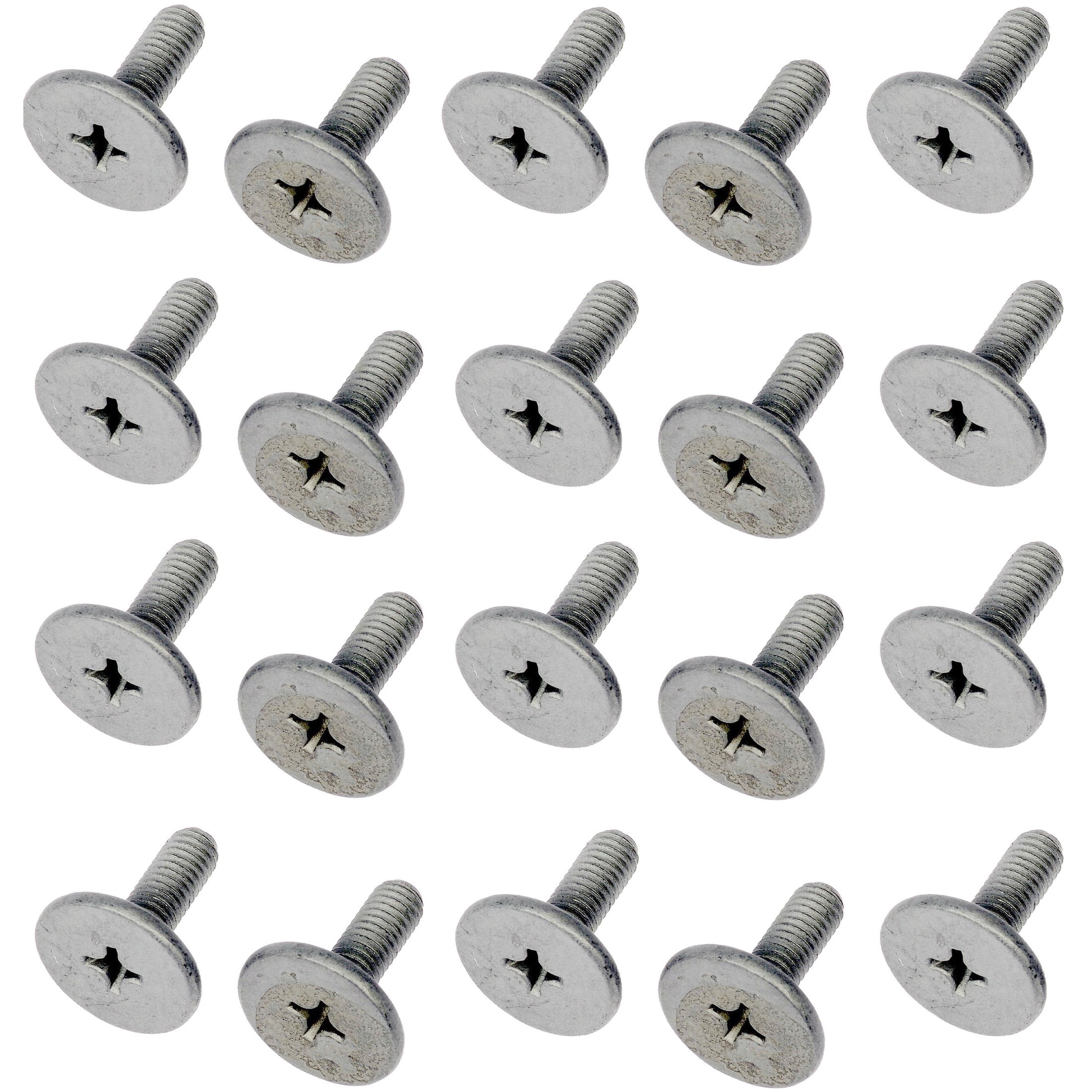 Dorman 700-099 Splash Shield Bolt - Phillips Drive - M6-1.0 X 14.75Mm Silver (Pack of 20)