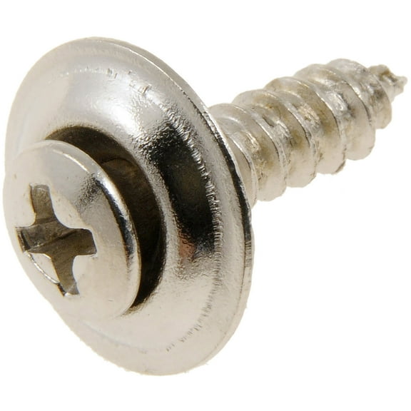 Dorman 700-104 Trim Screw-Chrome Sems Head-No. 10 x 3/4 In. (Pack of 50)