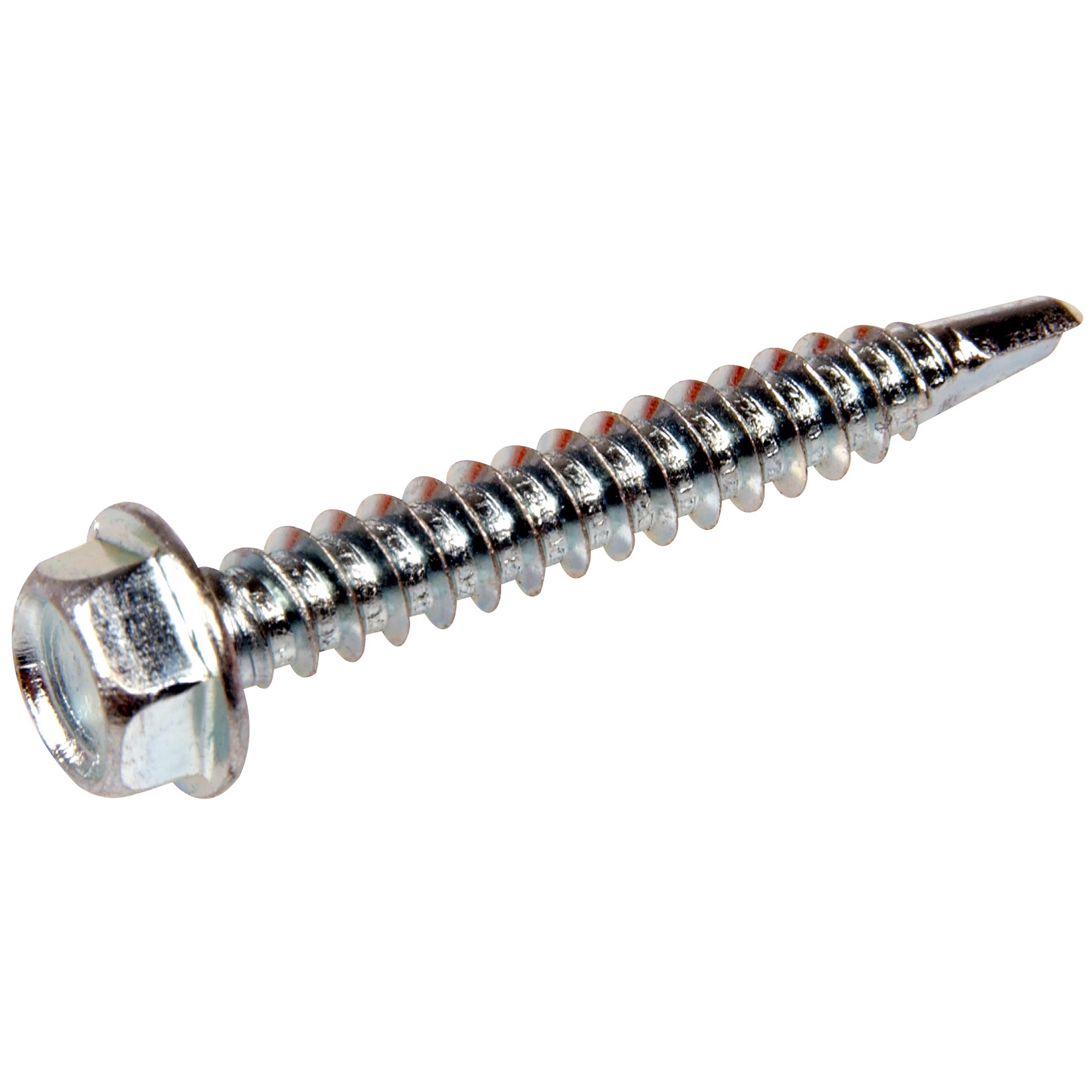 Hillman Group #12-14 X 1-Inch Hex Washer Head Self-Drilling Screws With Washer, Zinc Coated