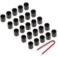 thumbnail image 1 of Dorman 711-005 21-23 MM Vinyl Lug Nut Covers With Removal Tool Black; Silver; Red (Pack of 25), 1 of 7