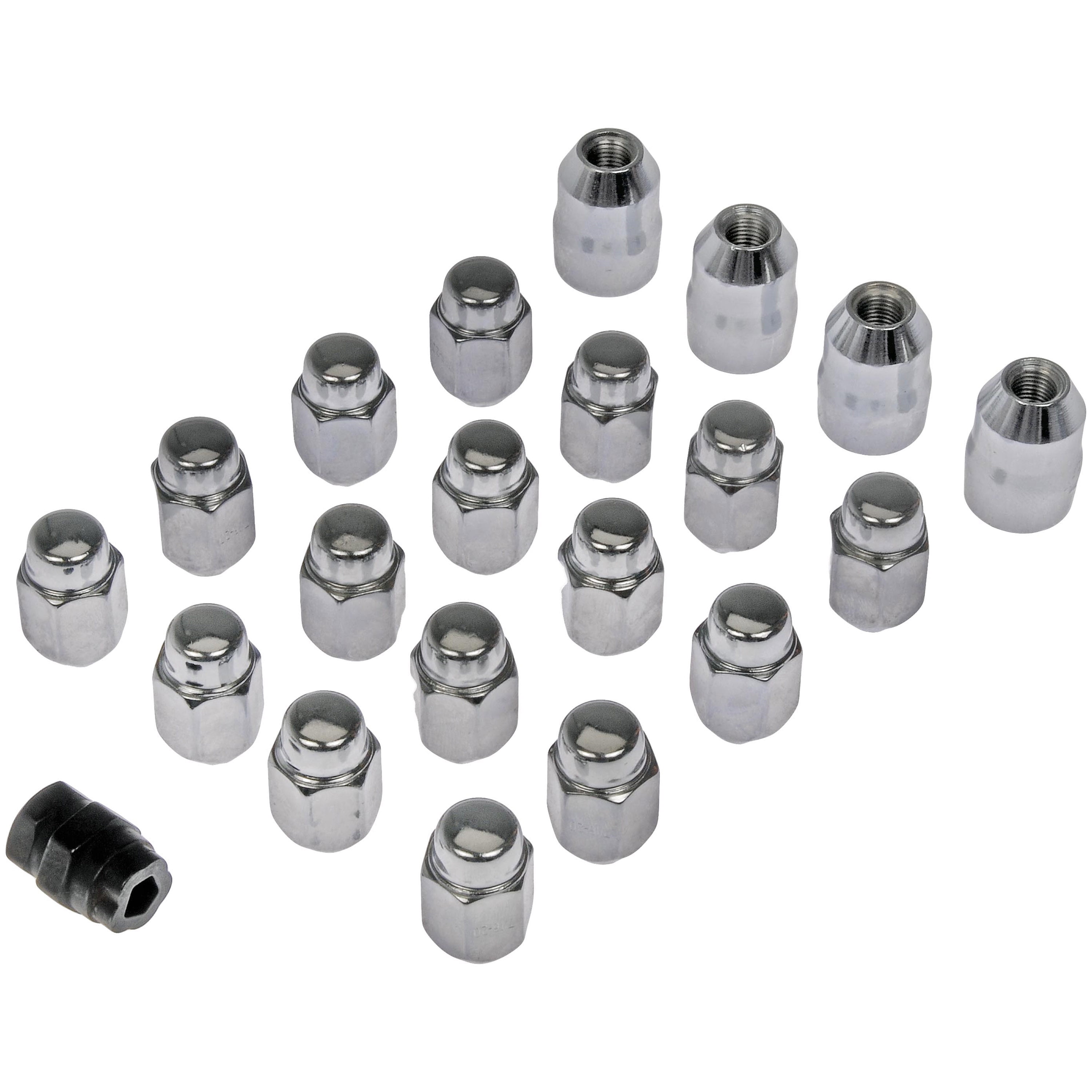 Dorman 711-141 Wheel Lock Set Chrome (Pack of 20) Fits select: 1967-1981 CHEVROLET CAMARO, 1969 CHEVROLET CHEVELLE