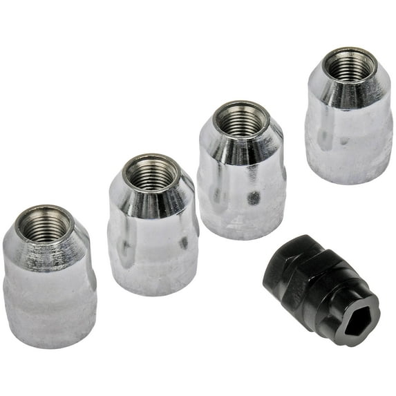 Dorman 711-221 Wheel Lock Set for Specific Models, Chrome (Pack of 4)
