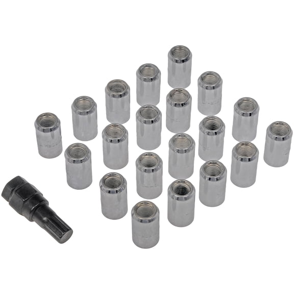 Dorman 711-345 Wheel Lock Set for Specific Models, Chrome (Pack of 20) Fits select: 1996-2021 TOYOTA RAV4, 1983-2021 TOYOTA CAMRY