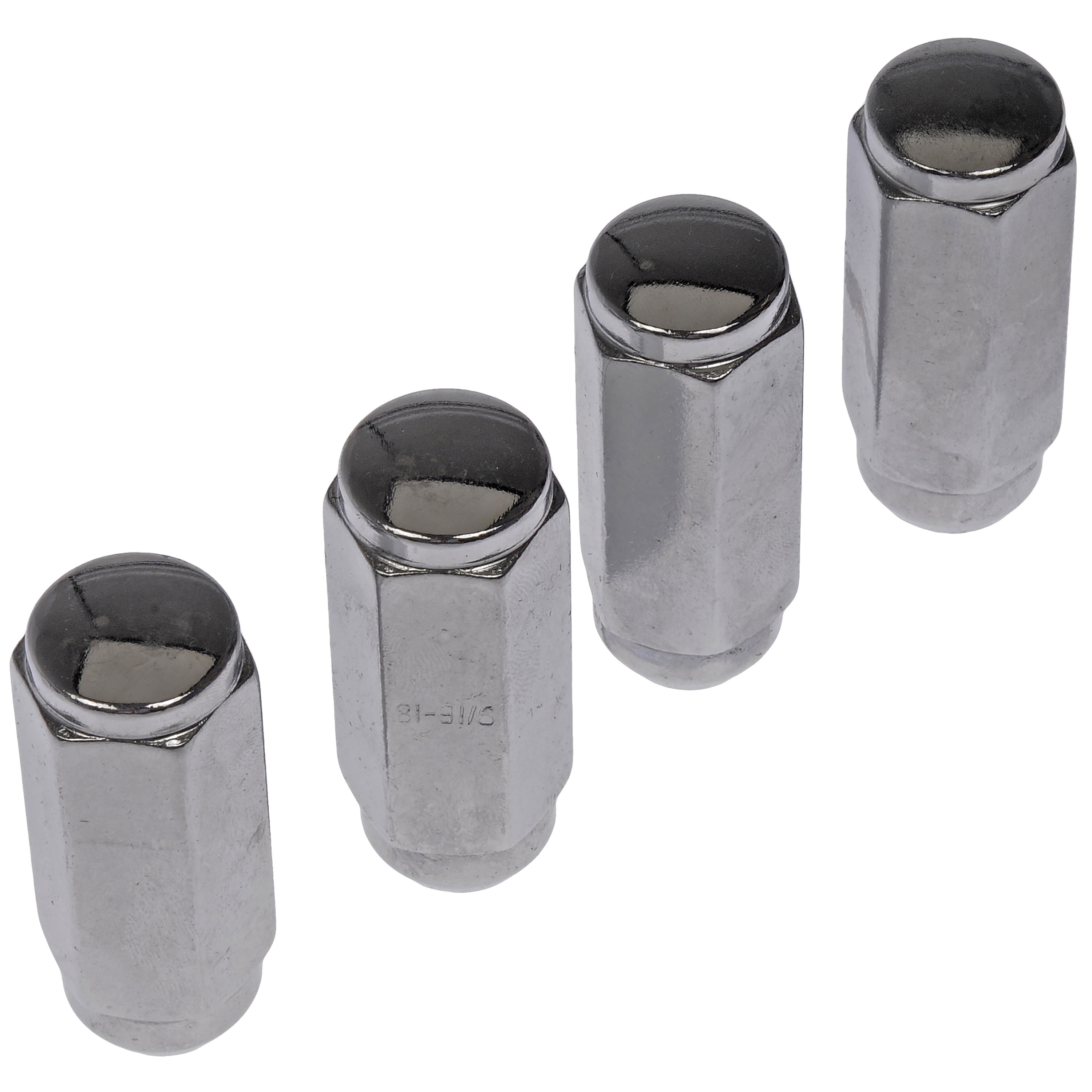 Dorman 711-514 Wheel Lug Nut for Specific Models, Chrome (Pack of 4)
