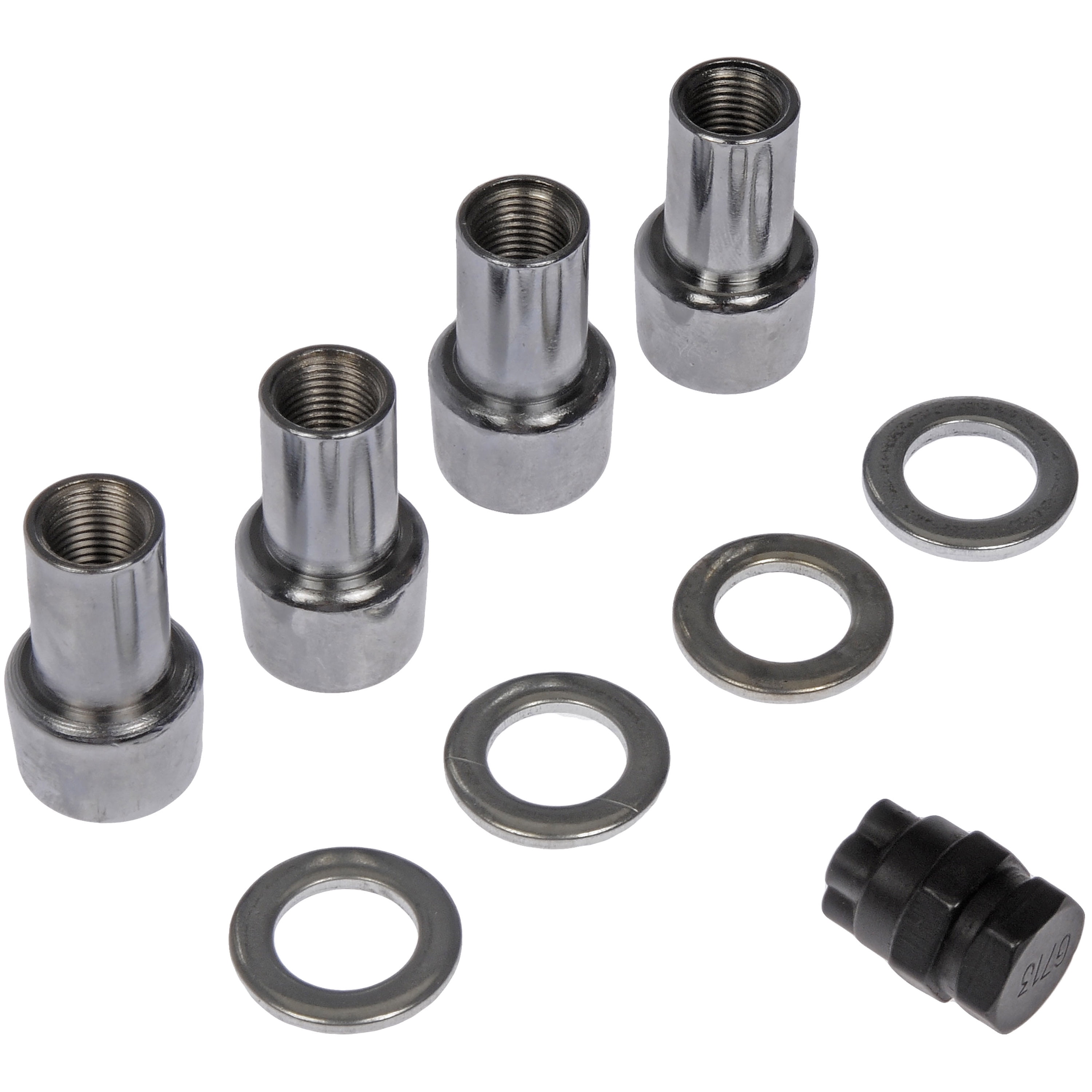 Dorman 711-523 Wheel Lock Set Chrome (Pack of 4) Fits select: 2007-2009 DODGE RAM 1500, 1994-2010 DODGE RAM 2500