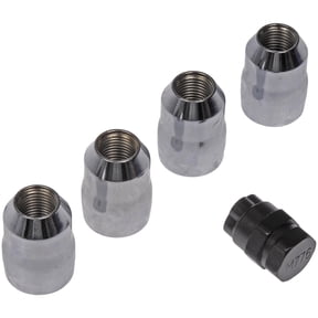 Dorman 711-621 Wheel Lock Set for Specific Models, Chrome (Pack of 4) Fits select: 2015-2021 FORD F150, 1999-2021 CHEVROLET SILVERADO