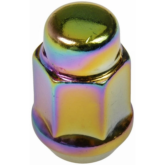 Dorman 711-635G Wheel Lug Nut for Specific Models, Neon-Chrome (Pack of 21)