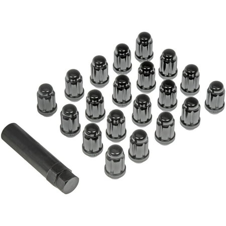 Dorman 711-656 Black Chrome Spline Drive Lock Set M14-1.50 for Specific Models (Pack of 20) 2018 Ford F-150
