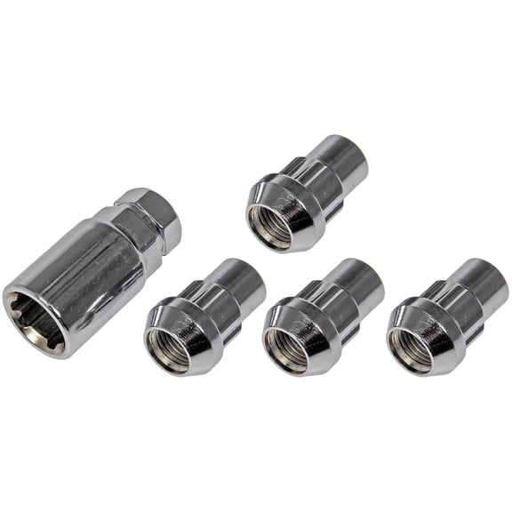 Dorman 712-228 Wheel Lock Set for Specific Models, Chrome (Pack of 4)