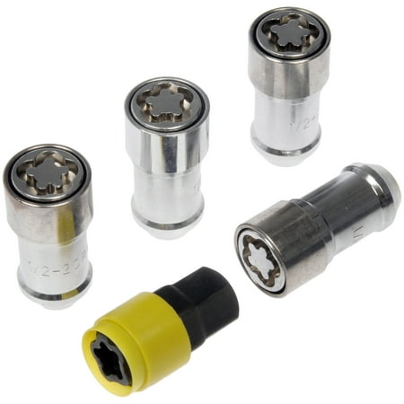 Dorman 712-280 Wheel Lock Set for Specific Models, Chrome (Pack of 5)