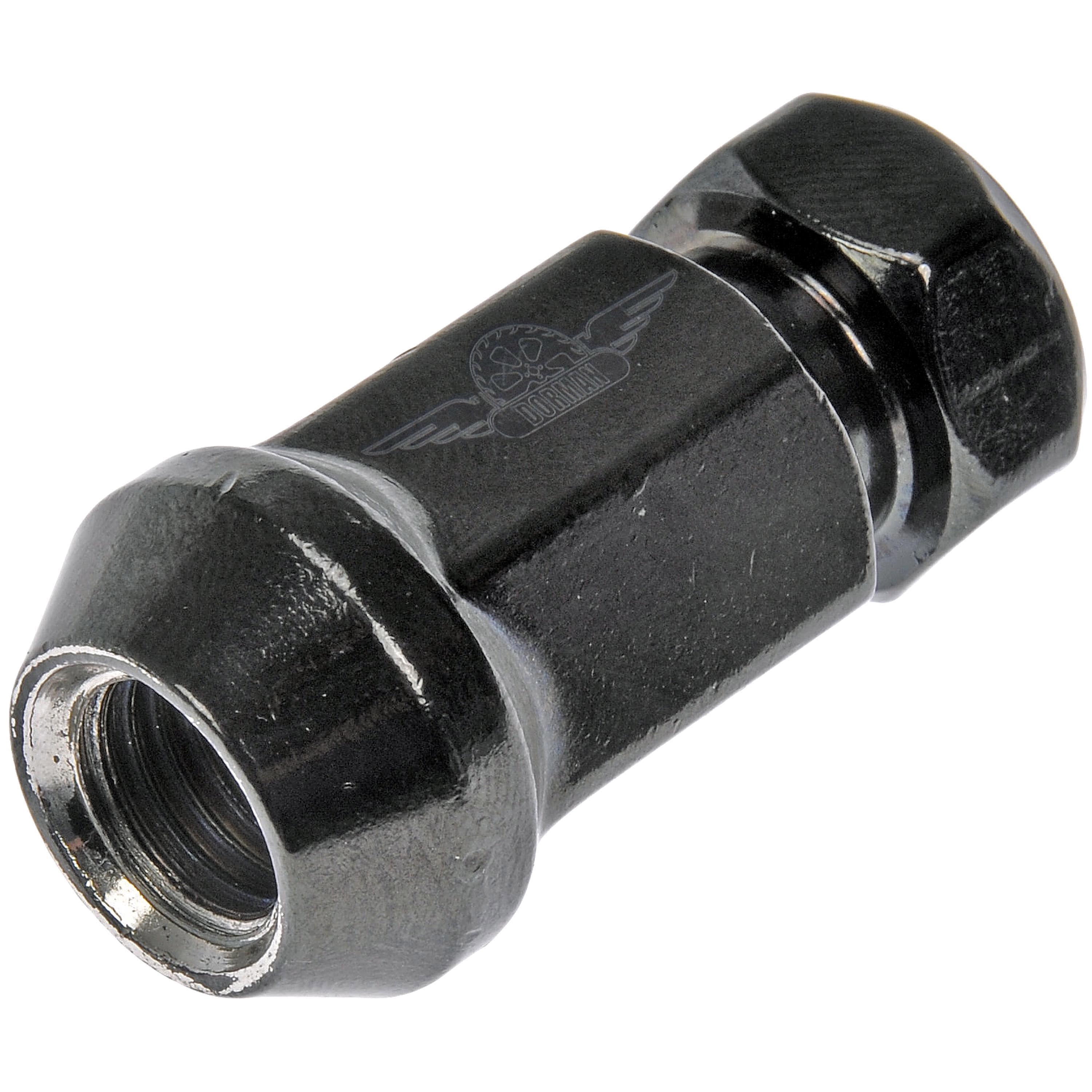 Dorman 712-345A Wheel Lug Nut for Specific Models, Black (Pack of 20)