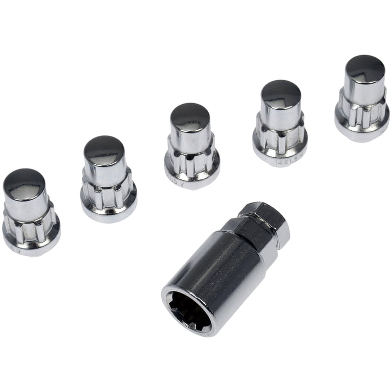 Dorman 712-628.5 Wheel Lock Set for Specific Models, Chrome (Pack