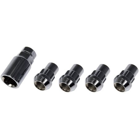 Dorman 712-628 Wheel Lock Set for Specific Models, Chrome (Pack of 4)