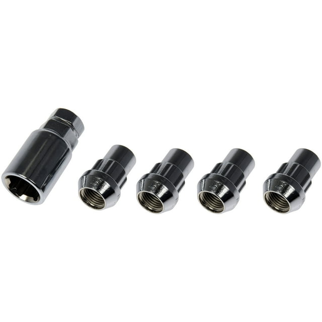 Dorman 712-628 Wheel Lock Set for Specific Models, Chrome (Pack of 4)