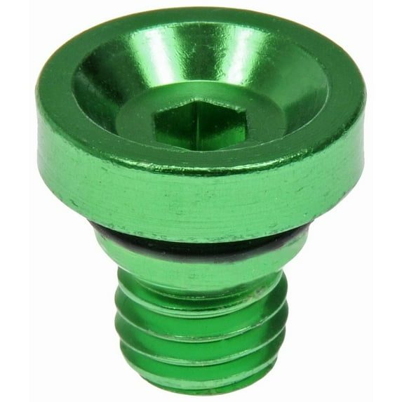 Dorman 712-X95F5 Wheel Nut Cap, Green Aluminum Green (Pack of 5)