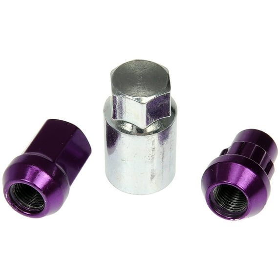 Dorman 713-475J Wheel Lug Nut for Specific Nissan Models, Purple Chrome (Pack of 20)