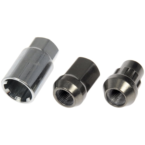 Dorman 713-475Z Wheel Lug Nut for Specific Nissan Models, Hyper Black Chrome (Pack of 20)